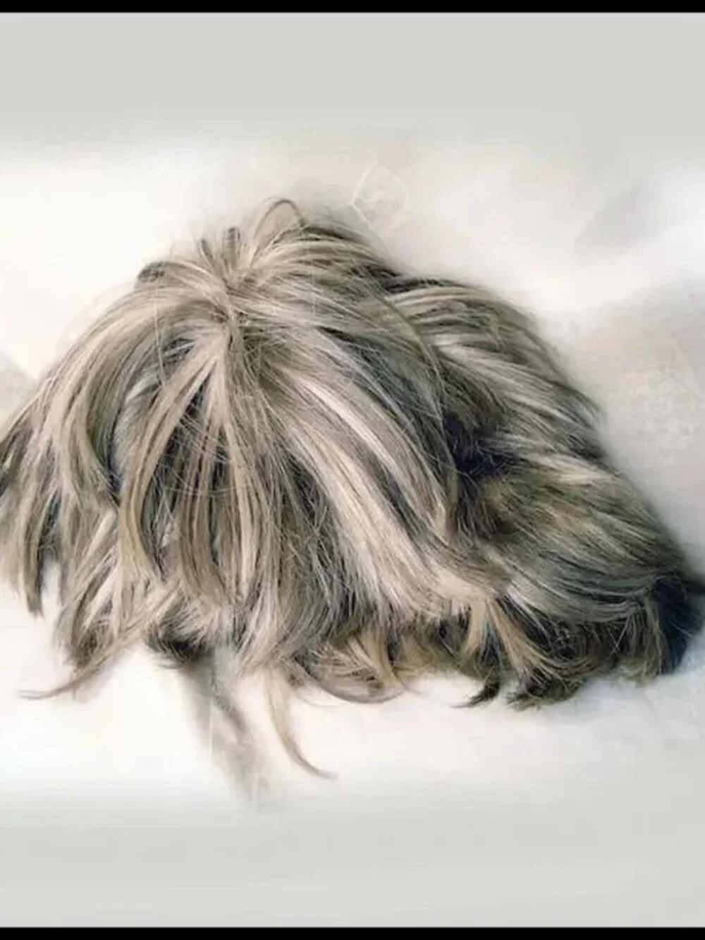 Shaggy Bob Wig, Multi-Toned Blonde, Heavy Bangs Glam Rock Courtney Love Grunge